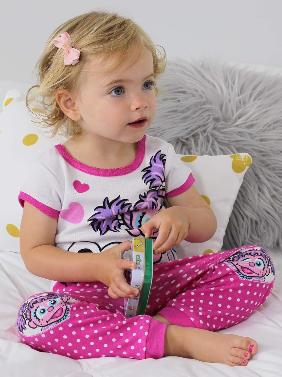 Elmo and Abby Cadabby Toddler Girls Cotton Pajamas Set
