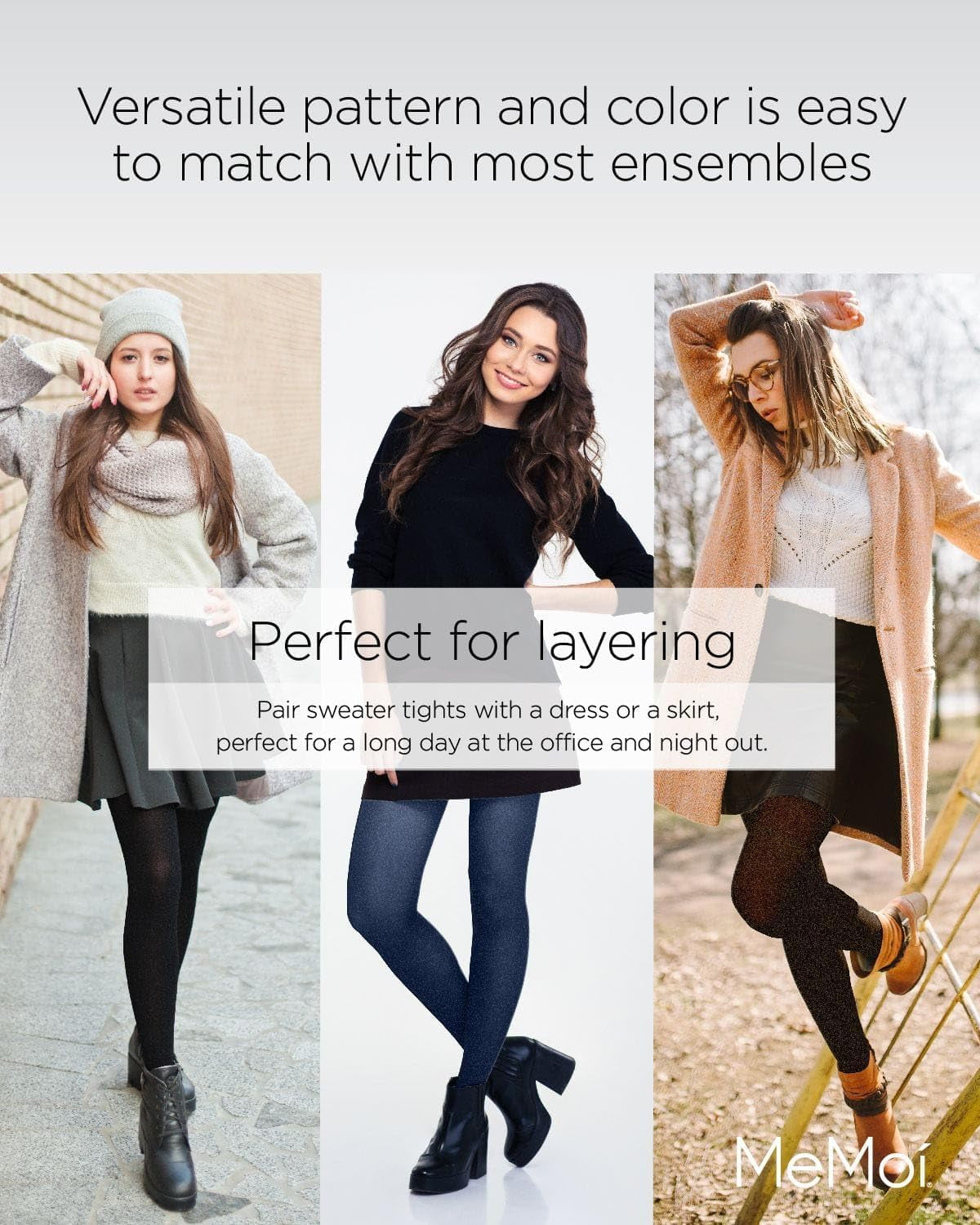 Glasgow Plaid Cotton Tights for Women, Cozy, Warm and Fashionable Patterned Sweater Tights - Sizes Small to 6X